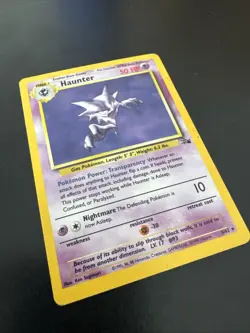 Pokemon TCG Haunter Fossil 6/62 Holo Unlimited Rare MP Condition - Image 2