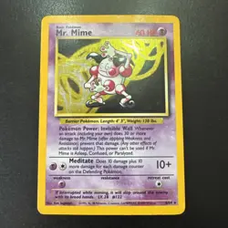Pokemon TCG Mr. Mime 6/64 Holo Jungle English Edition - Image 1