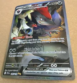Pokemon TCG N’s Zoroark ex 185/159 SV09: Journey Together Special Illustration - Image 4