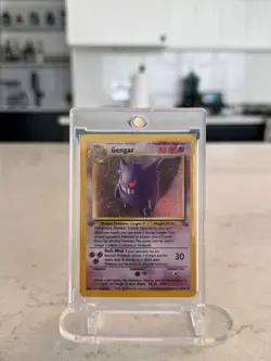 Pokemon Wotc Gengar fossil 1st edition MP/HP - Image 2