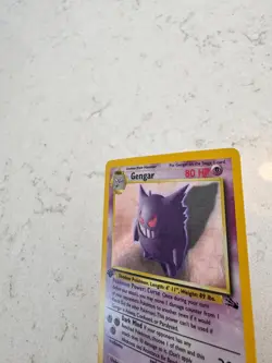 Pokemon Wotc Gengar fossil 1st edition MP/HP - Image 5