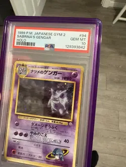 Pokemon Sabrina's Gengar Gym 2 Japanese Holo Rare #094 BANNED ART Swirl PSA 10 - Image 4
