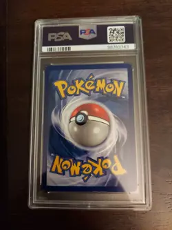 1999 Pokemon GAME 1st Edition Water Energy #102 PSA 7 - Image 2