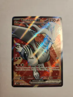Reshiram ex 158/086 - Full Art Ultra Rare - Pokemon TCG White Flare - NM - Image 1
