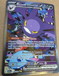 Pokemon TCG Team Rockets Crobat EX Destined Rivals #234/182 Sir NM - Image 2