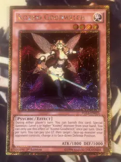 Yugioh: Kozmo Goodwitch - PGL3-EN025 - Gold Secret Rare - 1st Edition NM - Image 1