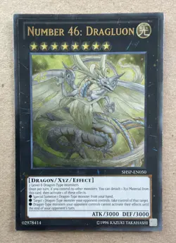 Yu-Gi-Oh! Number 46: Dragluon SHSP-EN050 SR LP - Image 1