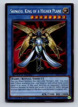 Yu-Gi-Oh! TCG Shinato, King of a Higher Plane Holo SBC2-EN101 - Image 1