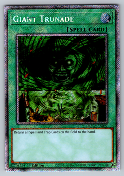 Giant Trunade Yugioh RA03-EN097 Platinum Secret Rare PSR NM - Image 1