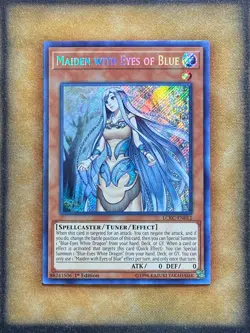 Yugioh Maiden with Eyes of Blue LCKC-EN012 Secret Rare 1st Ed NM - Image 1