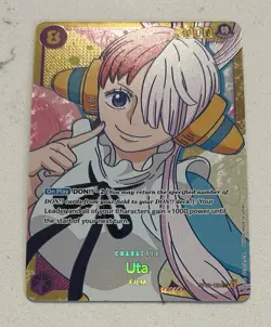 One Piece TCG Uta OP02-120 SEC Paramount War English - Image 2