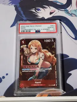 One Piece Nami - ST01-007 PSA 10 Winner English Tournament Pack Vol 3 - Image 2