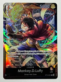 Monkey.D.Luffy ST14-001 One Piece Starter Deck 14: 3D2Y L NM English - Image 2