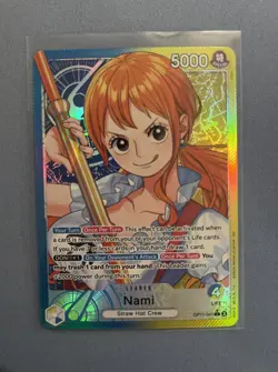 Nami (041) (Alternate Art) OP11-041 A Fist of Divine Speed Foil - Image 1