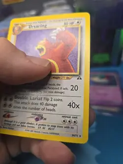 Ursaring 34/75 Neo Discovery Non-Holo Rare Vintage Pokemon Card TCG - Image 4