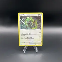 Pokemon Card Rayquaza SWSH029 SWSH Black Star Promo Holo Rare Near Mint - Image 1