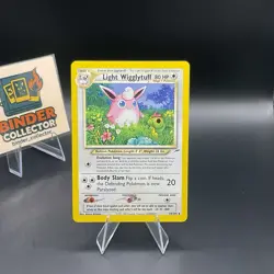 Pokemon Card - Light Wigglytuff Neo Destiny 54/105 Uncommon Non Holo - Image 1