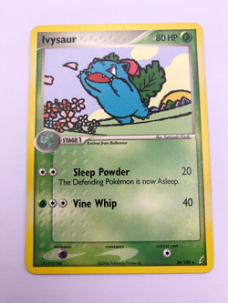 Pokemon Card - Ivysaur 34/100 EX Crystal Guardians *LP* Uncommon - Image 1