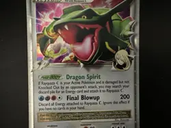 Rayquaza LV.X DP47 Promo Pokemon Card Near Mint Minus NM- - Image 3