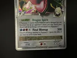 Rayquaza LV.X DP47 Promo Pokemon Card Near Mint Minus NM- - Image 4