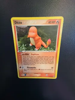 Pokemon TCG Ditto Charmander Card 61/113 Delta Species 2005-Heavily Played - Image 3