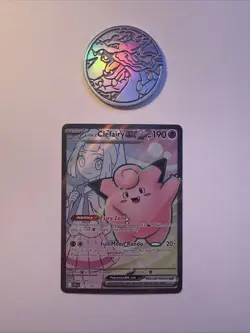 Pokemon TCG Lillie's Clefairy EX Holo Ultra Rare Card 173/159 Journey Together - Image 1