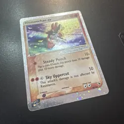 Pokemon Hitmonchan EX Ruby & Sapphire Card TCG Holo Rare 98/109 - Image 2