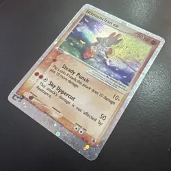 Pokemon Hitmonchan EX Ruby & Sapphire Card TCG Holo Rare 98/109 - Image 3
