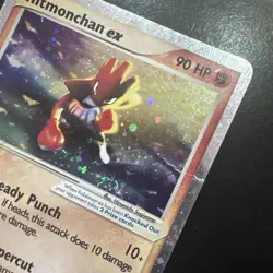 Pokemon Hitmonchan EX Ruby & Sapphire Card TCG Holo Rare 98/109 - Image 4