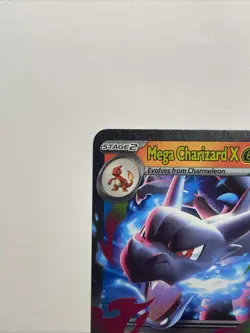 Mega Charizard X ex - Phantasmal Flames - Double Rare Holo 2025 Pokemon Card - Image 3