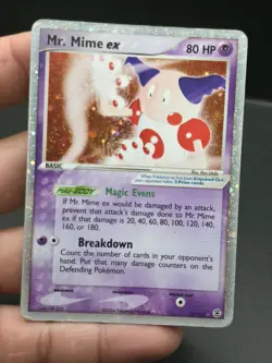 Pokemon TCG FireRed LeafGreen Mr. Mime EX Rare Holo Card 111/112 - Image 2