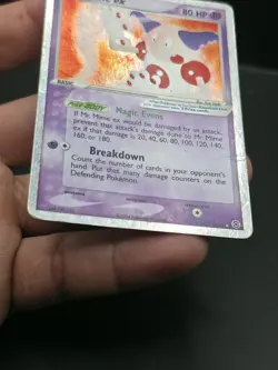 Pokemon TCG FireRed LeafGreen Mr. Mime EX Rare Holo Card 111/112 - Image 4