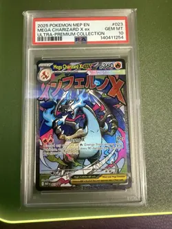 2025 Pokemon Mega Charizard X EX Ultra-Premium Collection Promo Card - PSA 10 - Image 1