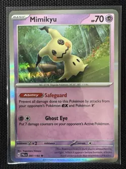 Pokemon Mimikyu ex 004 Sv: Scarlet & Violet Promo 190HP Basic Holo TCG Card - Image 1