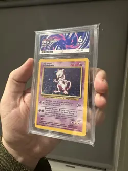 Pokemon Mewtwo TCG Holo Rare Card Base Set 10/102 WOTC 1999 ACE 6 - Image 1