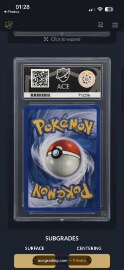 Pokemon Mewtwo TCG Holo Rare Card Base Set 10/102 WOTC 1999 ACE 6 - Image 2