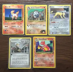 Vintage Pokemon Card Lot | WOTC + EX Team Rocket | Rainbow Energy/Wartortle (25) - Image 2