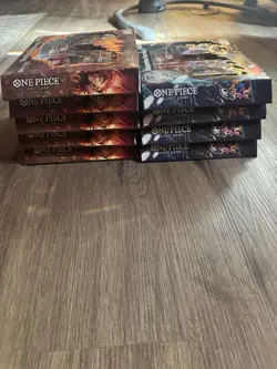 One Piece Card Game Illustration Box vol.5(x5) & vol.6(x4) Sealed Boxes IN HAND! - Image 2