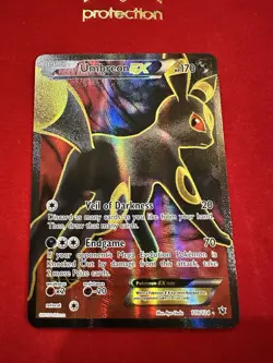 Pokemon Umbreon EX Full Art Holo Card 119/124 Fates Collide Slight Play - Image 2