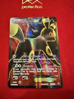 Pokemon Umbreon EX Full Art Holo Card 119/124 Fates Collide Slight Play - Image 3