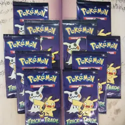 10 Pack Pokemon TCG Trick or Trade Booster Packs 2023 Halloween Card Lot Bundle - Image 1