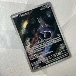 Pokemon Mewtwo SVP 052 Black Star Promo Scarlet and Violet Card - Image 2