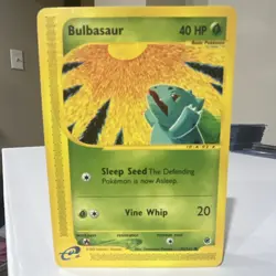 Pokemon Bulbasaur Expedition Base Set 095/165 40 HP Common Regular 2002 TCG Card - Image 1