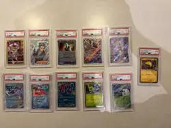 Pokemon Card Lot 11 PSA Graded Cards - Image 1