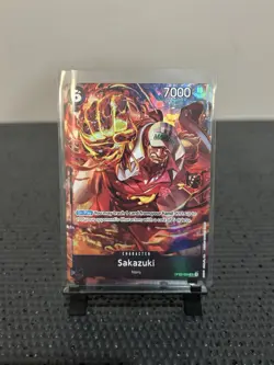 OP02-099 Sakazuki Alt Art Parallel SR Card - One Piece Paramount War English - Image 1