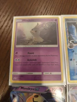 Small Lot of Mimikyu Pokemon Cards - Image 2