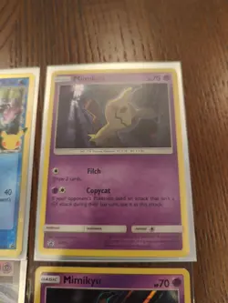 Small Lot of Mimikyu Pokemon Cards - Image 4