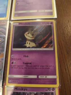 Small Lot of Mimikyu Pokemon Cards - Image 5