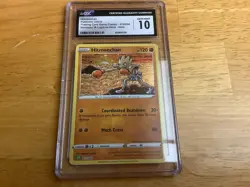Pokemon CGC 10 Gem Mint TCG Classic Collection Hitmonchan 012/034 Holo Card - Image 1