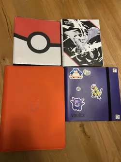 Pokemon TCG Used Binder Lot of 4! NO Cards Included. Top Loader Binder Included! - Image 1